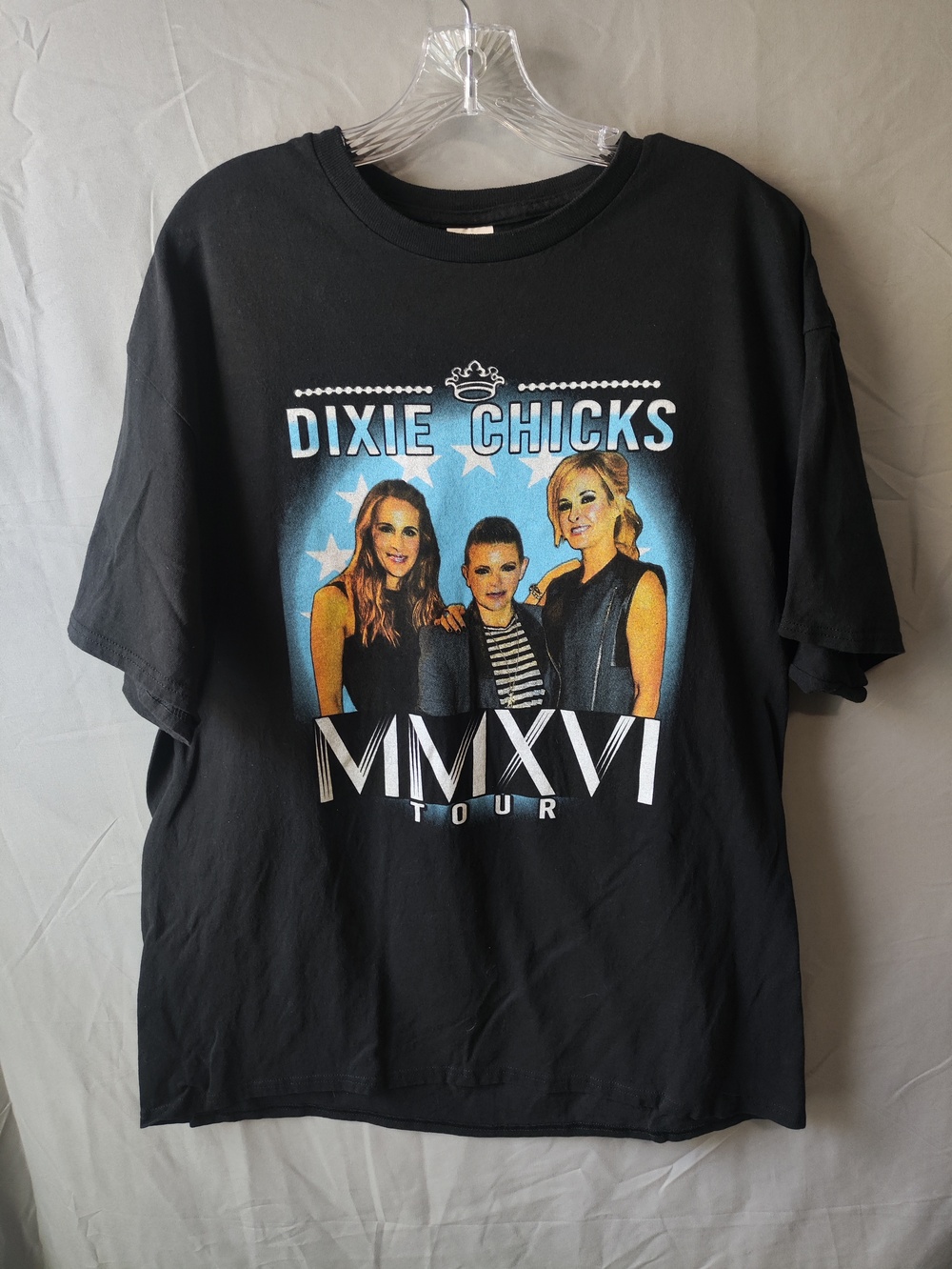 Dixie Chicks Shirt Mens XL Black MMXVI 2016 Tour Band Country Concert Tee